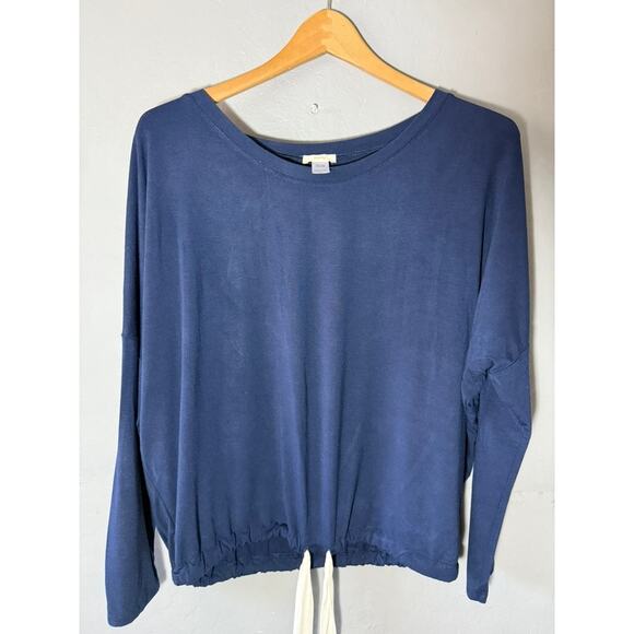 Eberjey Women's Heather Slouchy Pajama Top - Picture 2 of 4